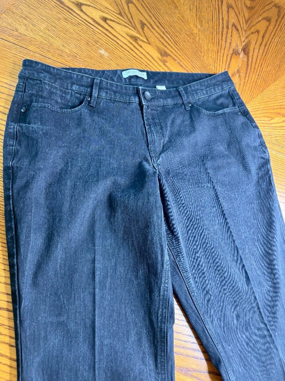 Coldwater Creek Modern Fit Women's Dark Blue Denim Jeans, Size: 16 - Picture 4 of 15